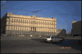 [The old KGB headquarters, minus statue]